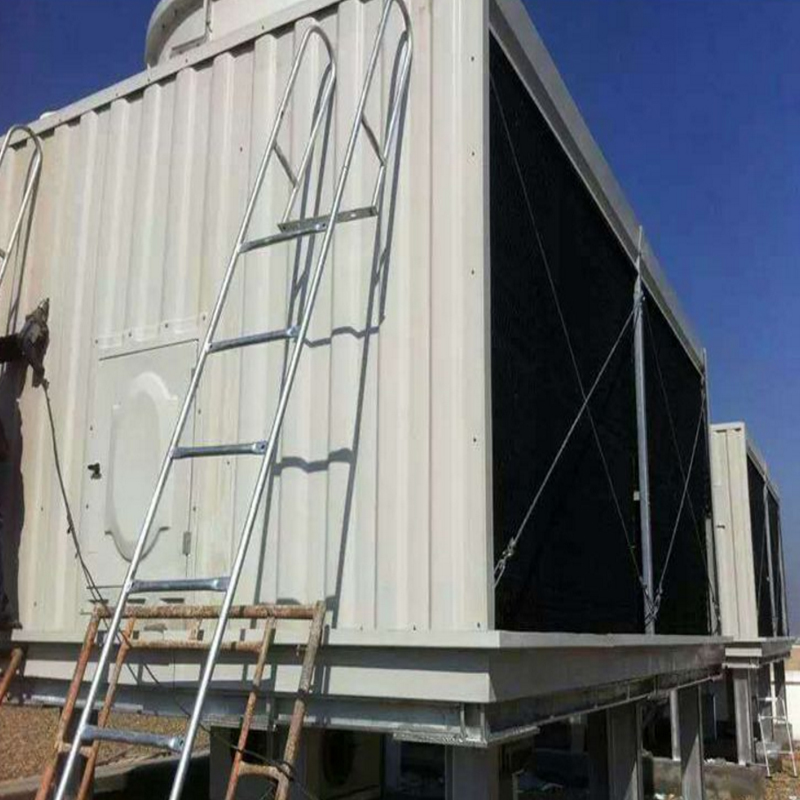 Strukturelle egenskaber ved tværstrøms firkantet køletårn