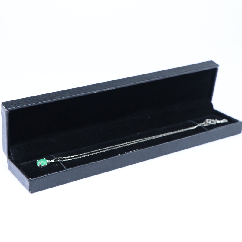 Punkt V-11S rektangel Læderpapir boks for 190*35mm mønt, emblem &U halskæde, etc. mm.227*50*28, vægt omkring 130g