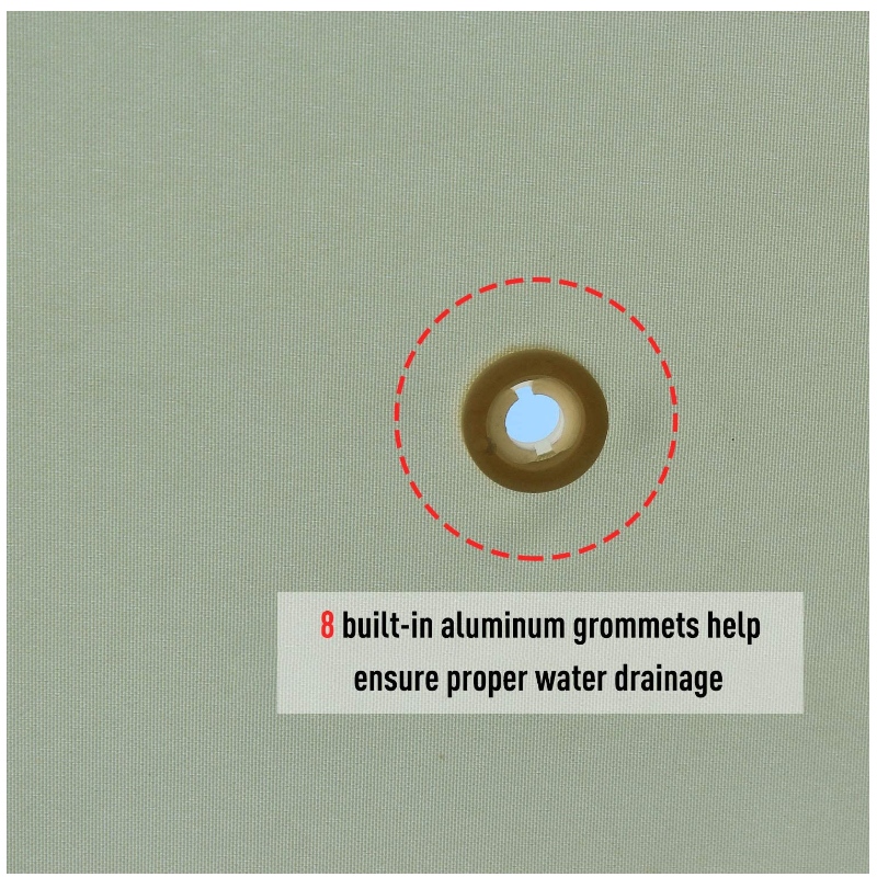 Dobbelt tag udendørs med ventileret blødt top Gazebo-taghætte og aftagelige gardiner