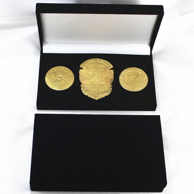 Punkt V-18L rektangulær flonelette kasse til 150*75mm dobbeltmønter, emblemer 65286; cufflinks, osv. mm.174*102*32, vægt omkring 168g