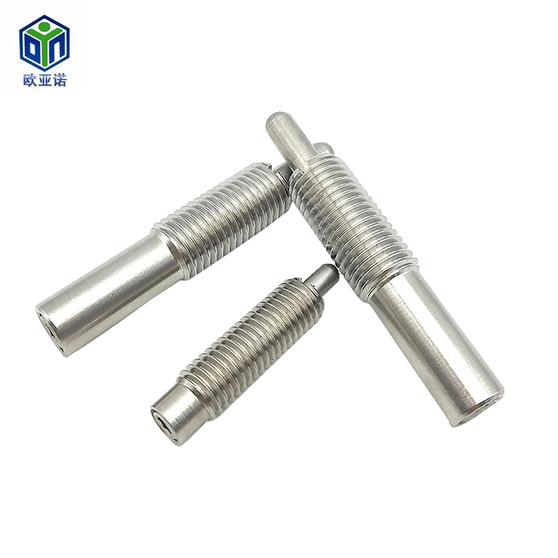 Rustfrit stål high-end præcisionsfjederstempel med tænder Placering af kuglestikskrue