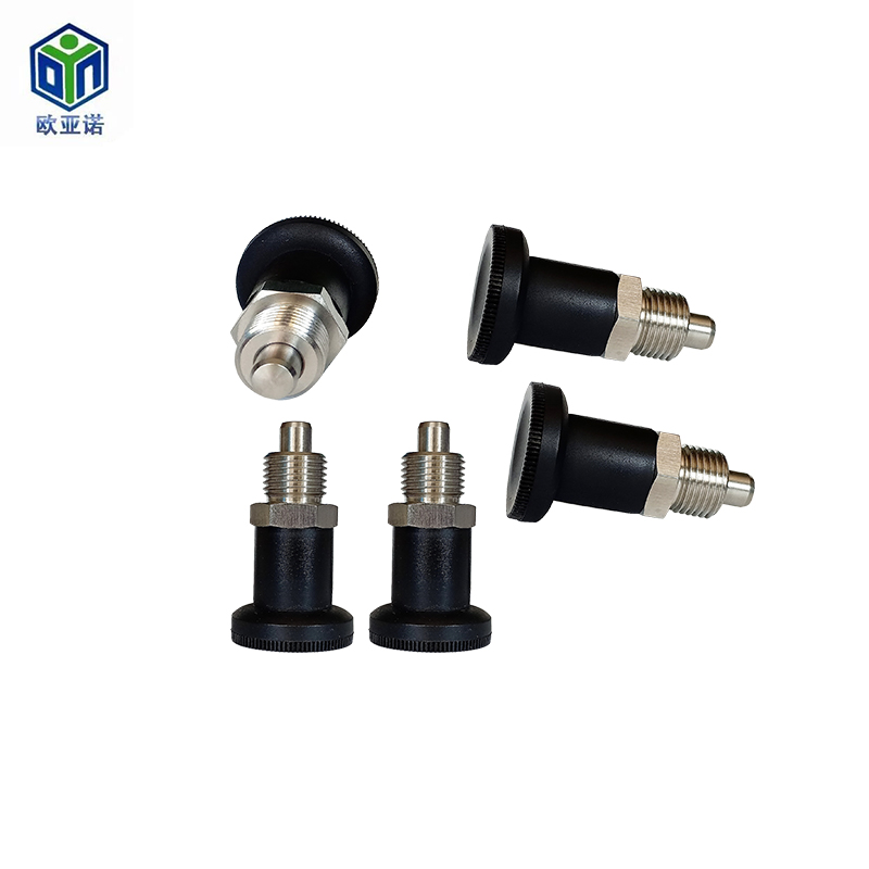 Knapstemplets indekseringsbolt Selvlåsende harpiksknap