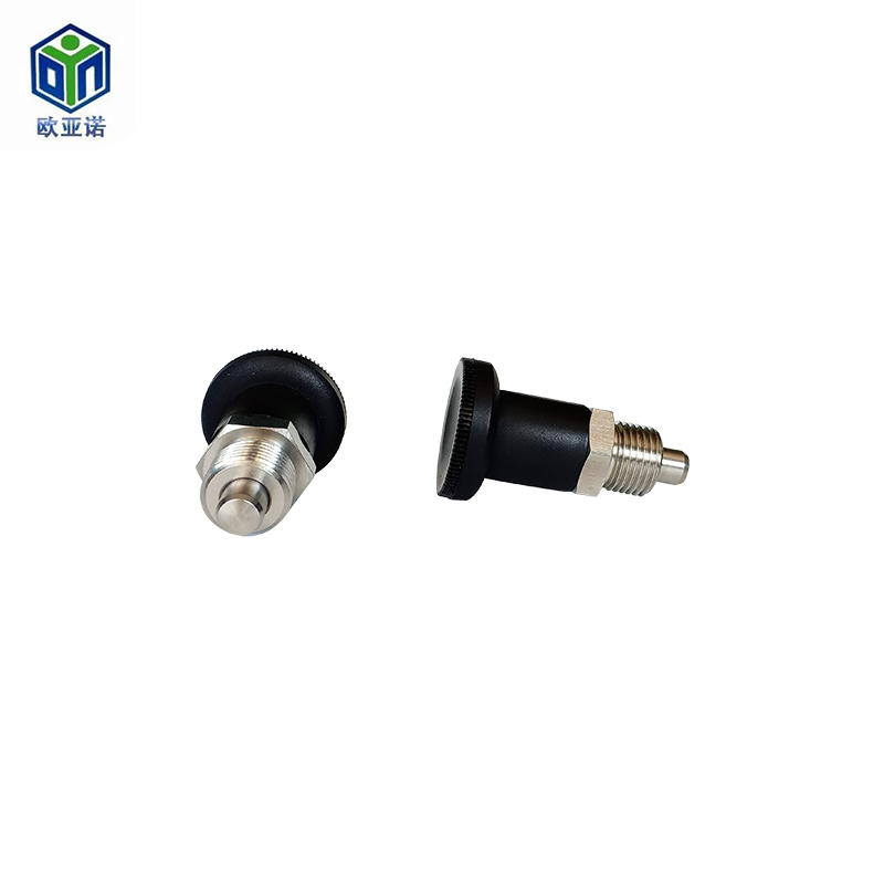 Knapstemplets indekseringsbolt Selvlåsende harpiksknap