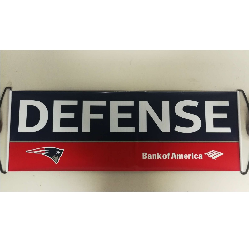 Brugervalgt Logo Hand Helted Roller Banner- Patriots 24x68CM