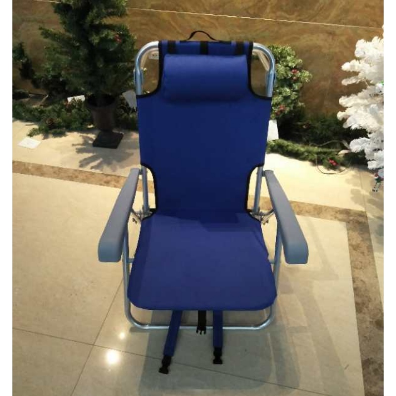 Udendørs stabelbar rygsæk bærbar klapbar Strandstol