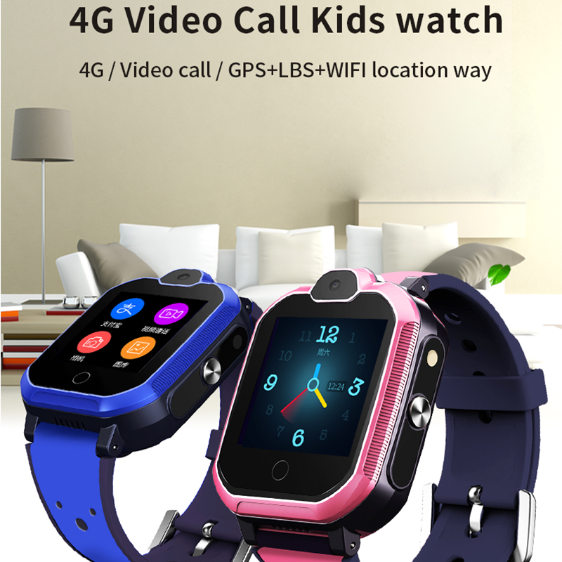 Smart ur Silicon armbånd T6 ('JYDA149) Hjerte detektion l 4G videoopkald børn se