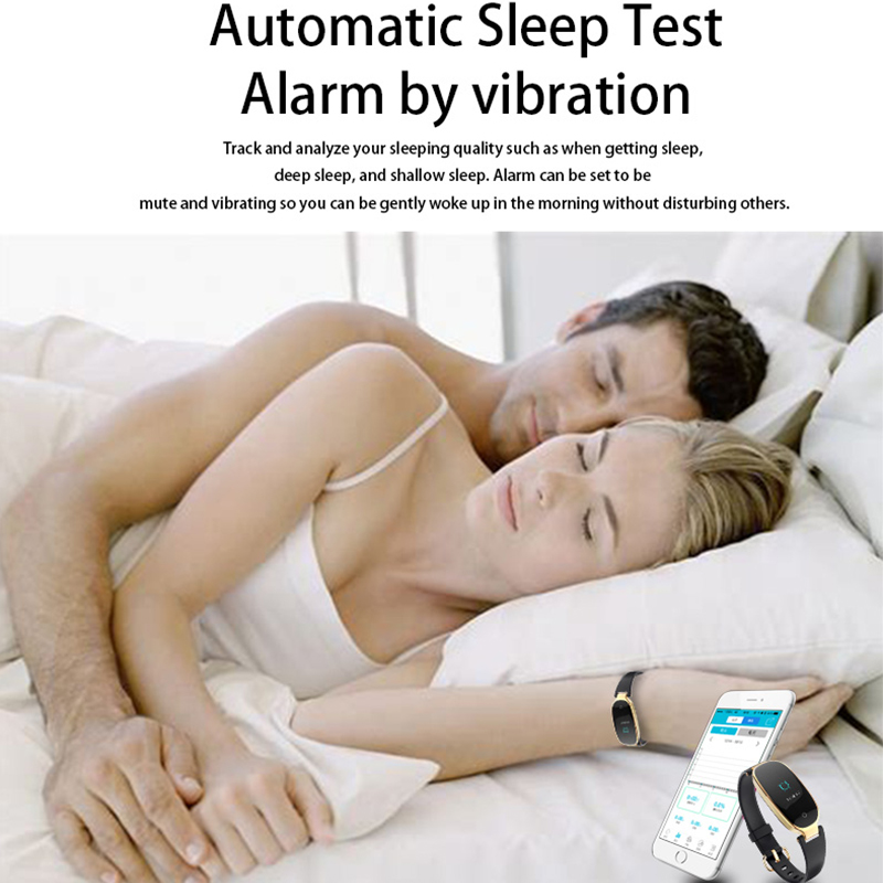 Intelligent Watchs, Fitness Tracker med Heart Rate Monitor, lysstyrkeindstilling Skift til anden grænseflade S3 (JYD619)