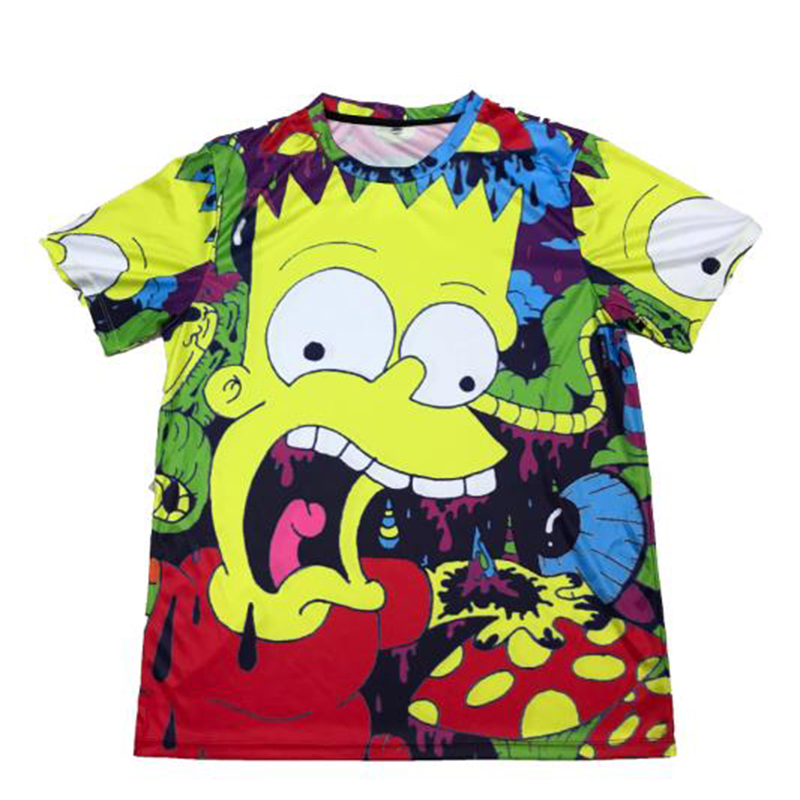 OEM Fuld sublimering Trykt T-shirt Engros tøj Brugerdefineret langærmet T-shirt