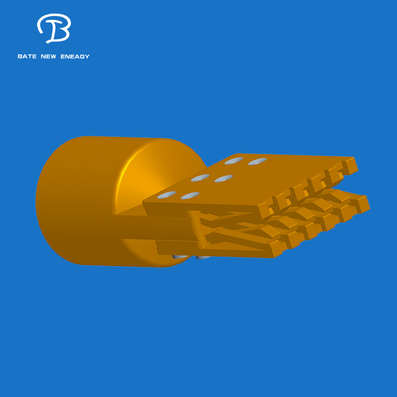 Ekstremt terminal Speciel konnektor til elektrisk kabinet Kobberbånd kobberstik Afbryd stik