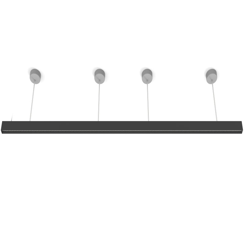 Anti-blænding UGR \u003C16 sammenkædelig løsning uden skruer LED-lineært lys til modehallen til kontorlokaler