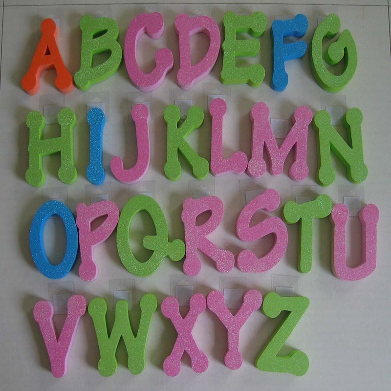 Skum Glitter bogstav EVA brev Skum brev