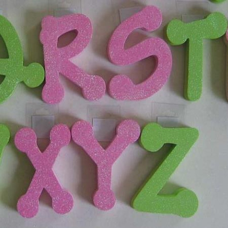 Skum Glitter bogstav EVA brev Skum brev