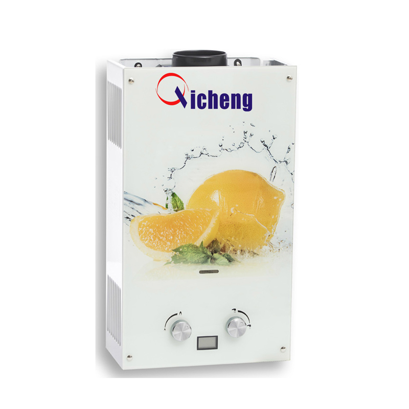 Fabrikanten for OEM-brændeanlæg til gasvandsopvarmning med fint design af glas