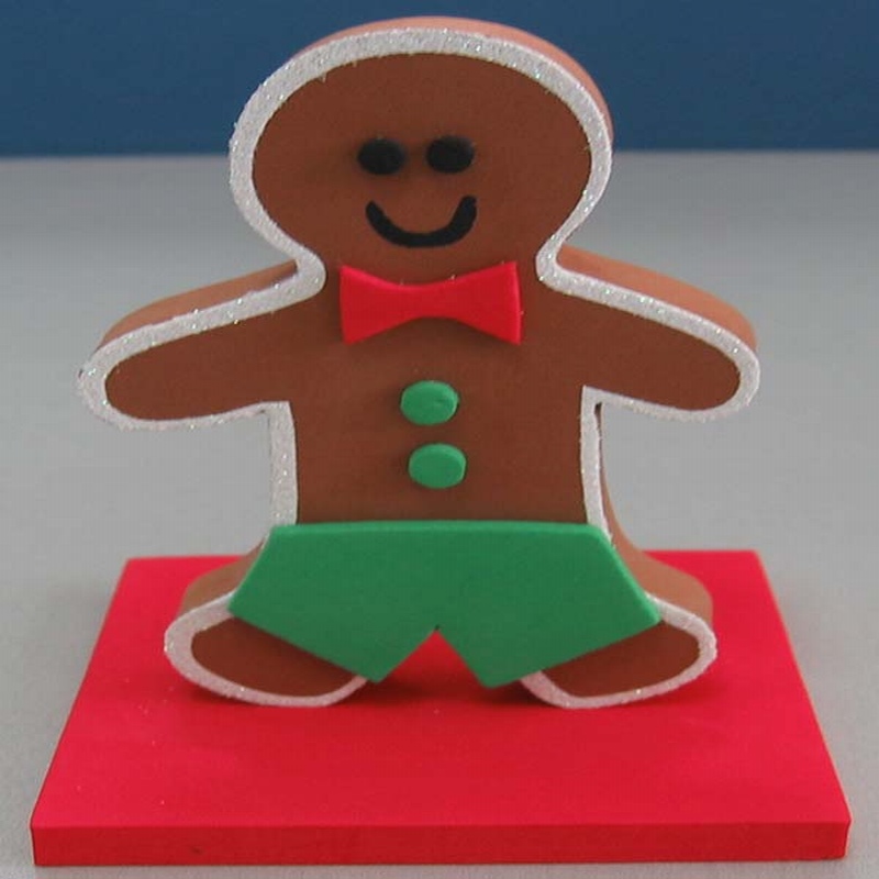 Foam Xmas man Fooam santa Claus Fooam Gingerbread man