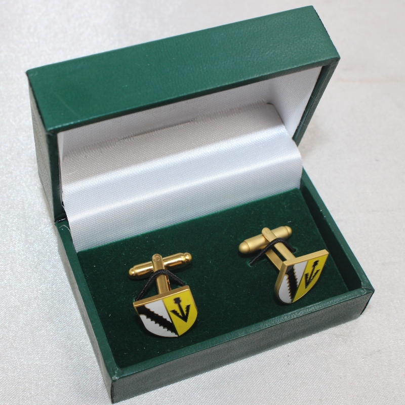 Vare VK-1 rektangulær plastkasse dækket af Leatherette Paper til 58 * 20mm bindeklemme, nøglekæde, manchetknapper, badge osv. Mm.75 * 50 * 38, vægt ca. 56g