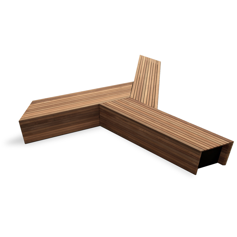 USB-opladning Energibesparende multifunktionsprojekt Solar Park Bench