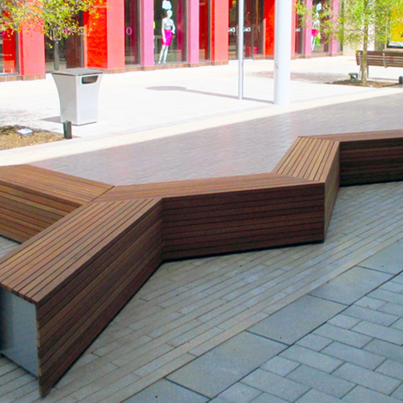 USB-opladning Energibesparende multifunktionsprojekt Solar Park Bench