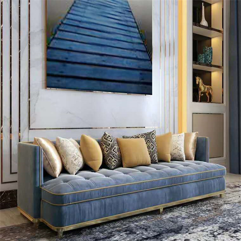 Sofa, stue sofa, metal sofa, stof sofa