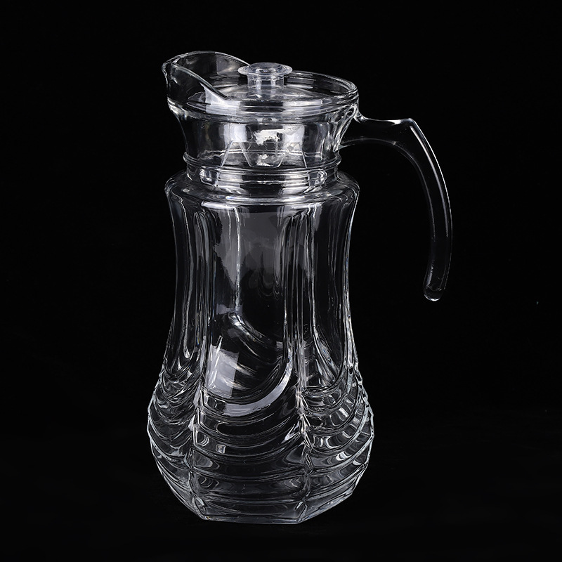 Spot Engros Transparent Glas Blindende Potte Kold Kedel Stor Kapacitet Højtemperaturbestandigt Koldt VandsKande Juice Drikkepande Brugerdefineret