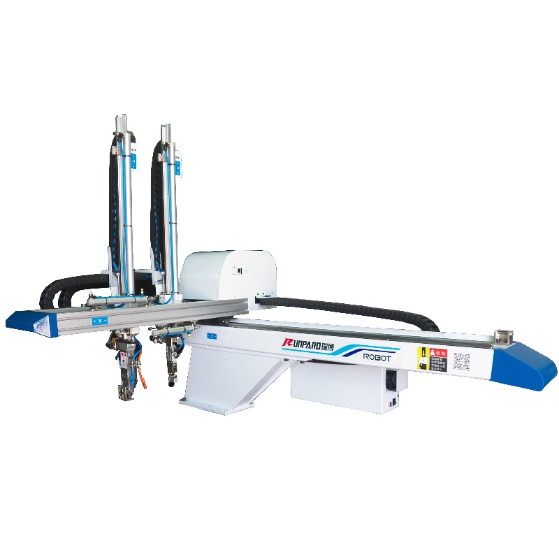 Ruibo-sprøjtestøbningsmanipulator vandret en-akset manipulator en-akset to-arms Automationsmanipulator-producenter