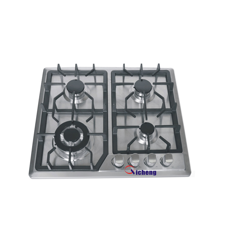OEM mærke glas top bulit i type gas komfur 4 brænder