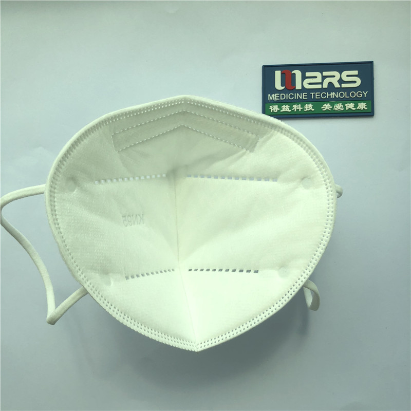 Fin kvalitet 5-tals støvmaske ansigtsskærm støv engangs ansigtsmaske kn95