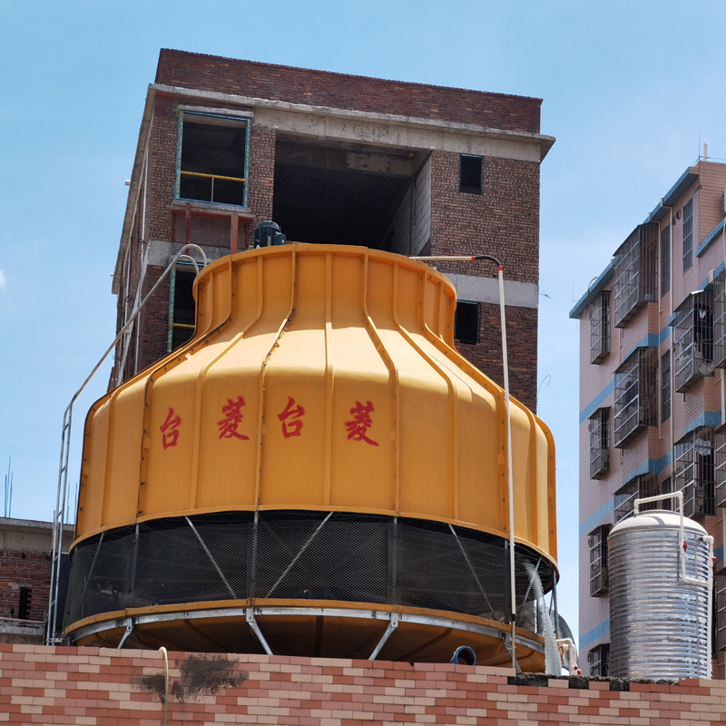 Vandkøletårn til centralt luftkøleudstyr af glas modstrøm køletårn med lav støj