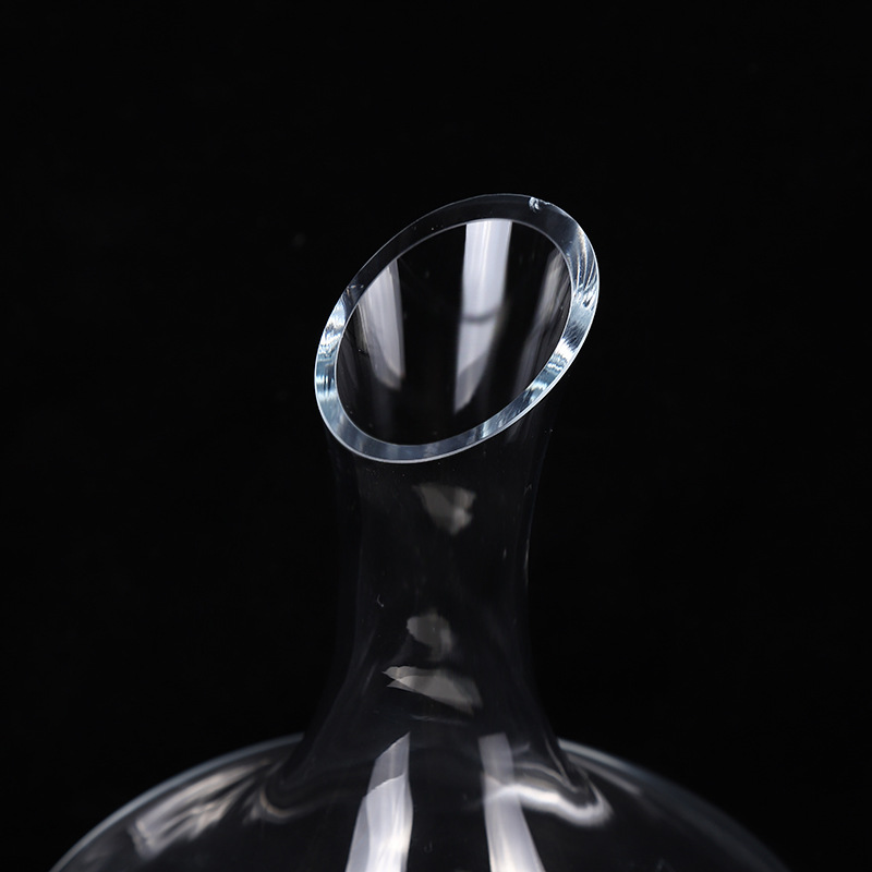 2020 Nyt vinkaffer Transparent glas Enkelt vippet vinkaraffel uden håndtag Kan tilpasses til engrossalg