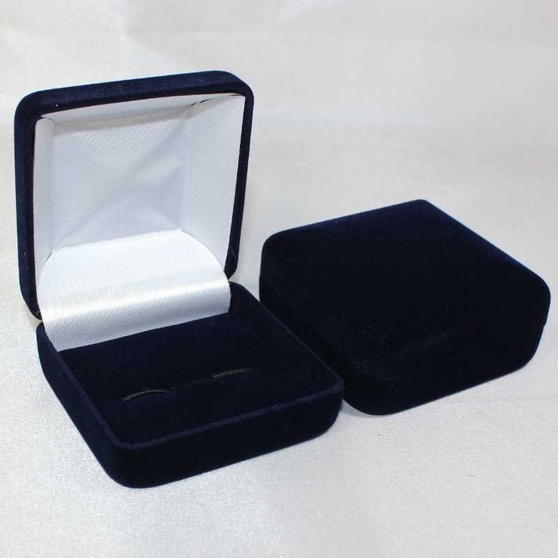 Vare T-02 medaljekasse dækket af flanellette eller PU læder til 25-45mm mønt, badge ＆ lille medalje osv. Mm.65 * 65 * 35mm, vægt ca. 62g