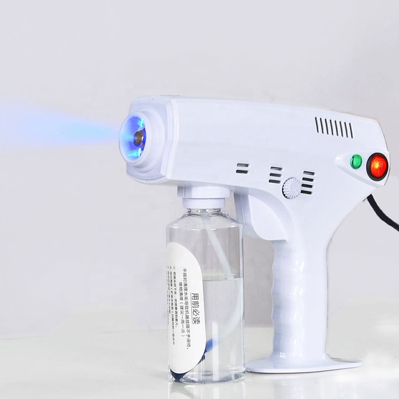 Automatisk sterilisator Pro hår nano damp pistol blå stråle sterilisator anion elektrisk desinficerer nano sprøjtepistol