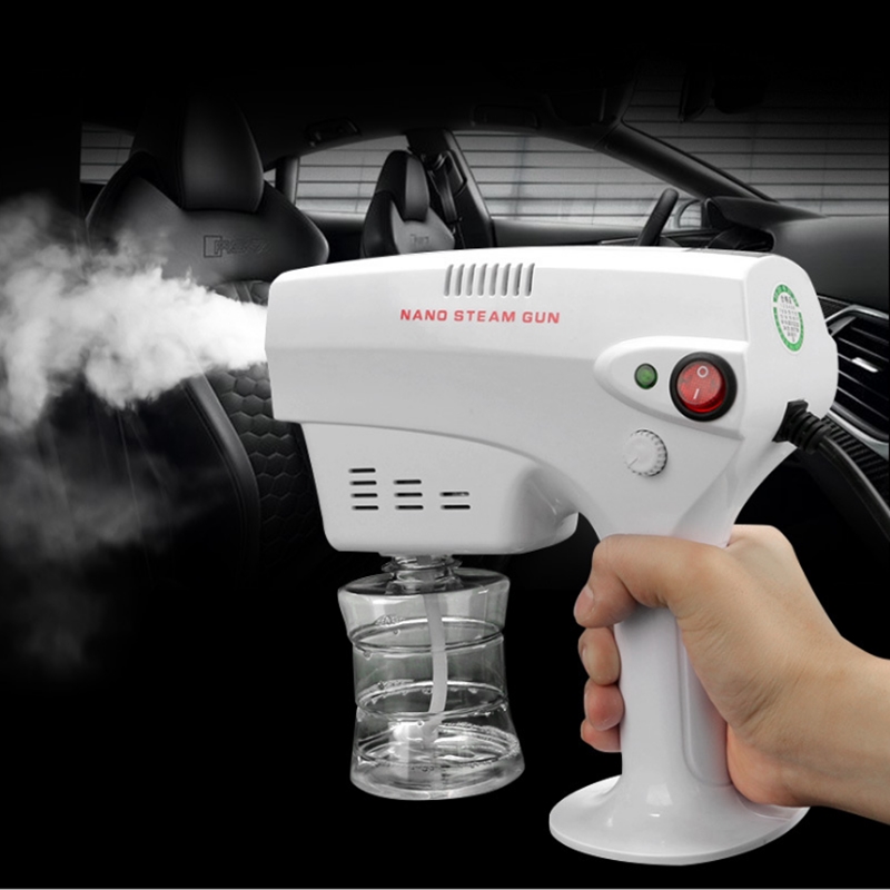 Automatisk sterilisator Pro hår nano damp pistol blå stråle sterilisator anion elektrisk desinficerer nano sprøjtepistol