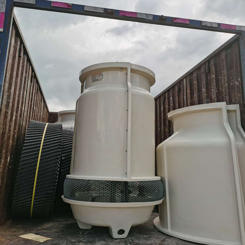 Lille glasfiberarmeret plast køletårn 8 ton