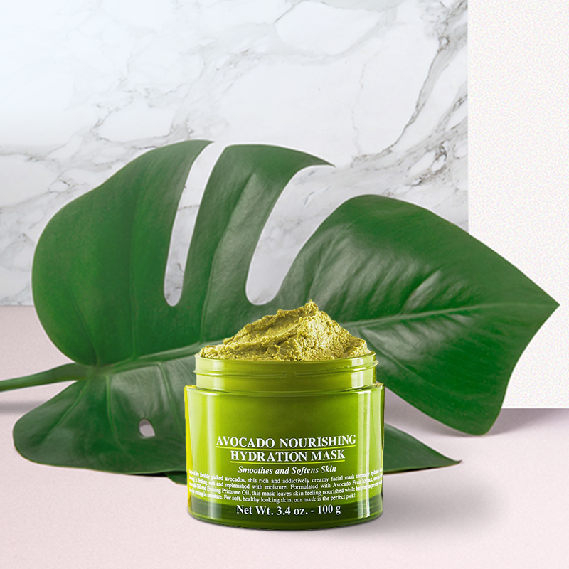 Avokado-nærende hydreringsmaske