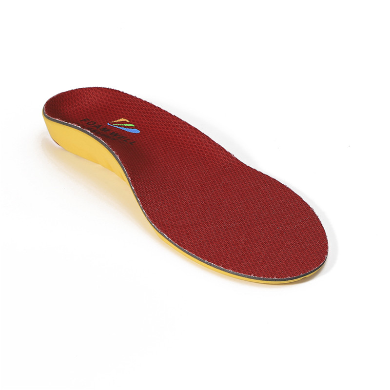 Mænds High Arch Performance Fuldlængde PU Foom Shoe Insert Running Sport Shoe Insert