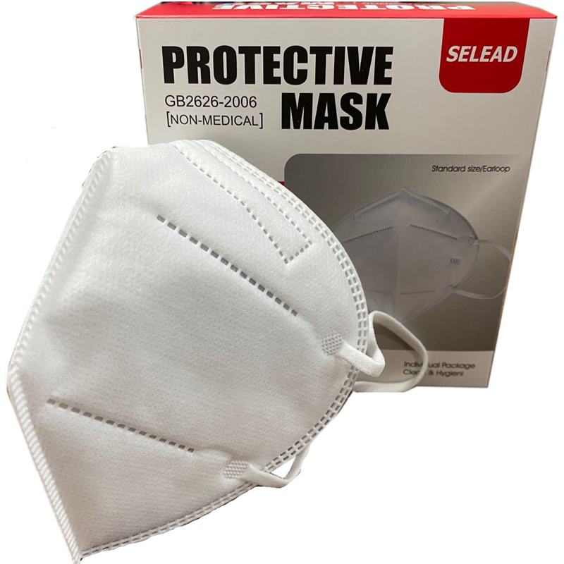 Disponibel 5 Ply Protective Non- woven Anti Duft KN95 Facial Mask