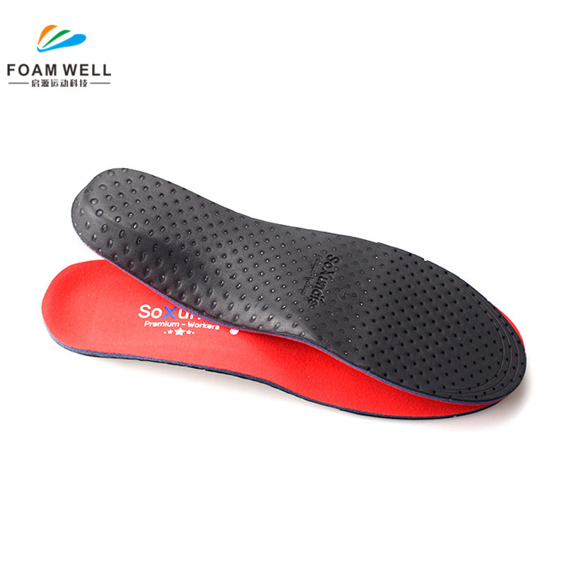 Hot Selling PU Foom EVA Shoe Inserts For Plantar Fascisitis Flat Foot High Arch Support Orthotics Insuls