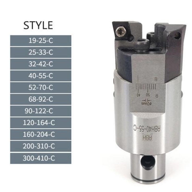 Rough kedelig serie: RBH19-25mm nt40 kedeligt hoved universelt kedeligt og vendt hoved dybt hul borende hoved