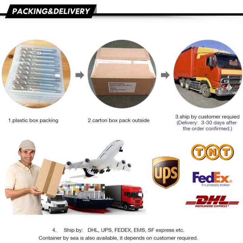 Kraner til rustfrit stål: M8 HSS COBALT hss spiralfløjtehane til rustfrit stål