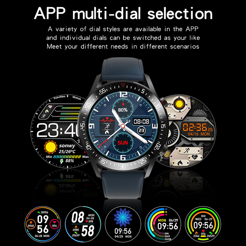 Smart ur, Fitness Tracker med Heart Rate Monitor, C2