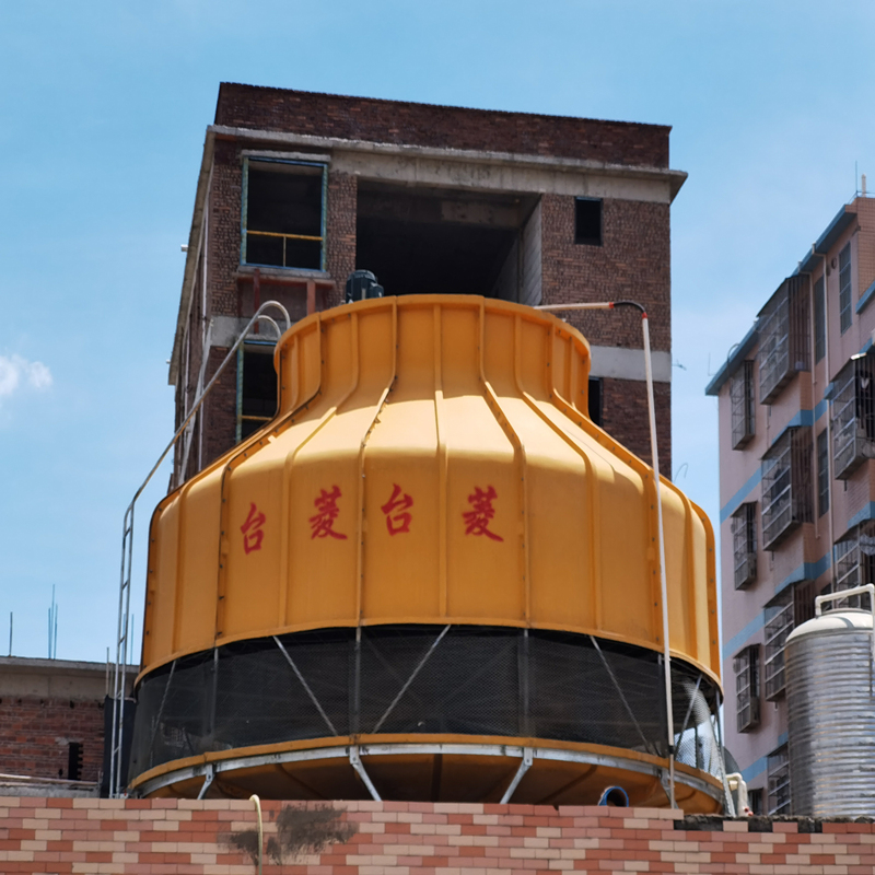 500 tons stort modstrømsglasfiberforstærket plast køletårn, stort indkøbscenter centralt klimaanlæg køletårn