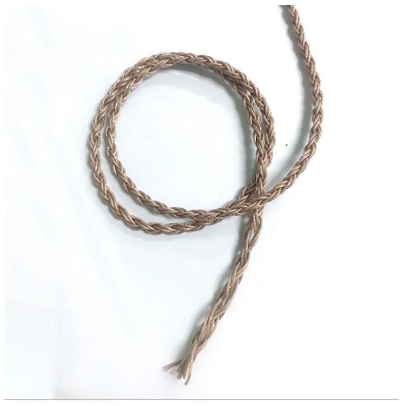 5N-headset DIY Wire-hovedtelefontråd 8-strengs enkeltkrystall kobberbelagt sølvtråd HiFi-headsetwire