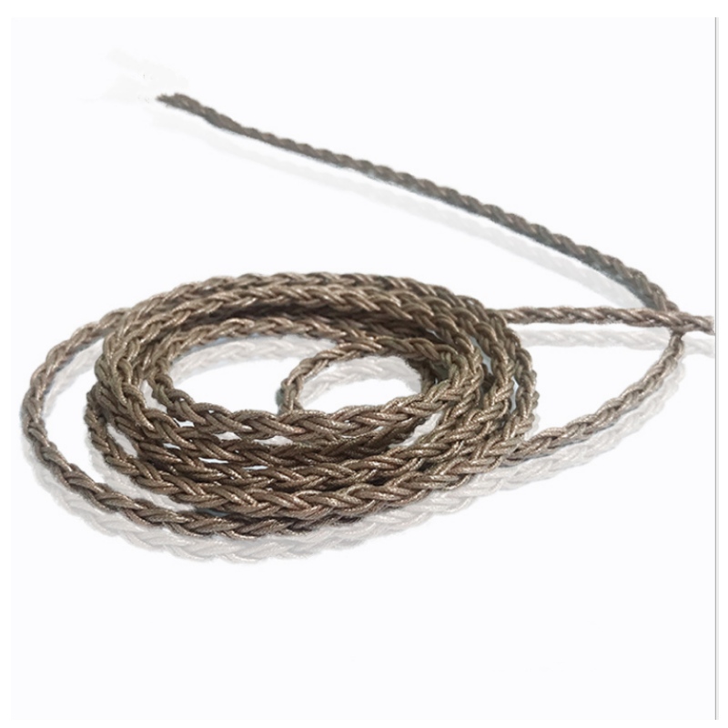 5N-headset DIY Wire-hovedtelefontråd 8-strengs enkeltkrystall kobberbelagt sølvtråd HiFi-headsetwire