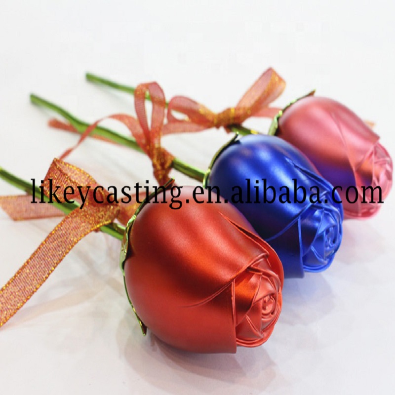 Original fabrik OEM OEM højtryks smedegods Aluminium Dekoration & gave kunstværk Everlasting Rose