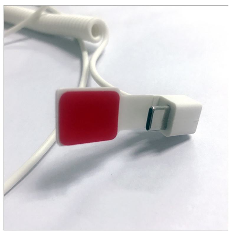 Særlig alarm i forbindelse med mobiltelefoni i forbindelse med opladning af kabel Type C Android enkelt produktdisplay stræk fjedertråd