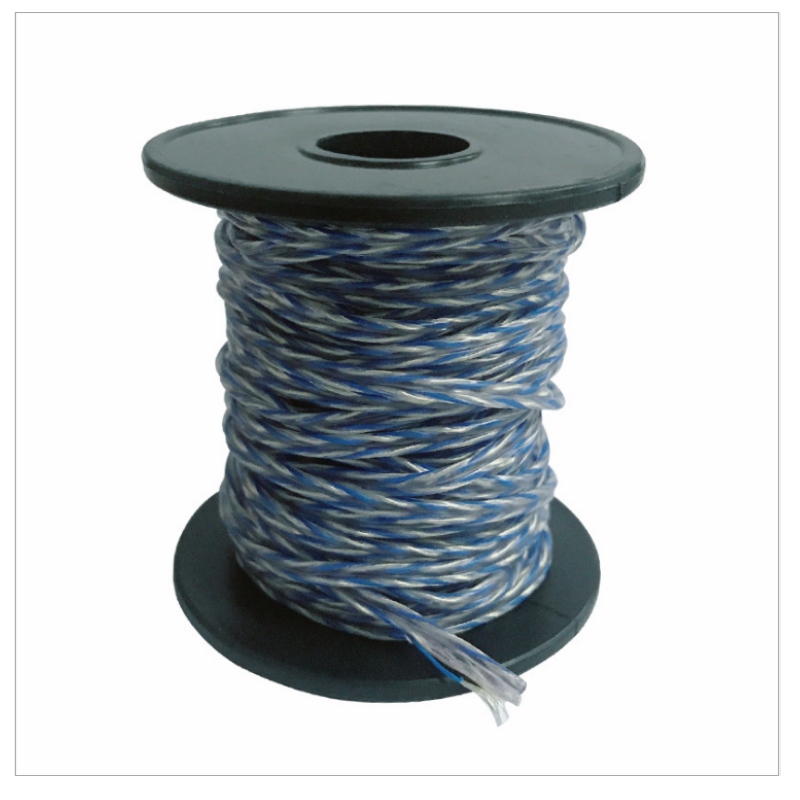 4 strenge med høj permeabilitet anoxic kobberforgyldt sølv og blåt par er foret med øremærketråd