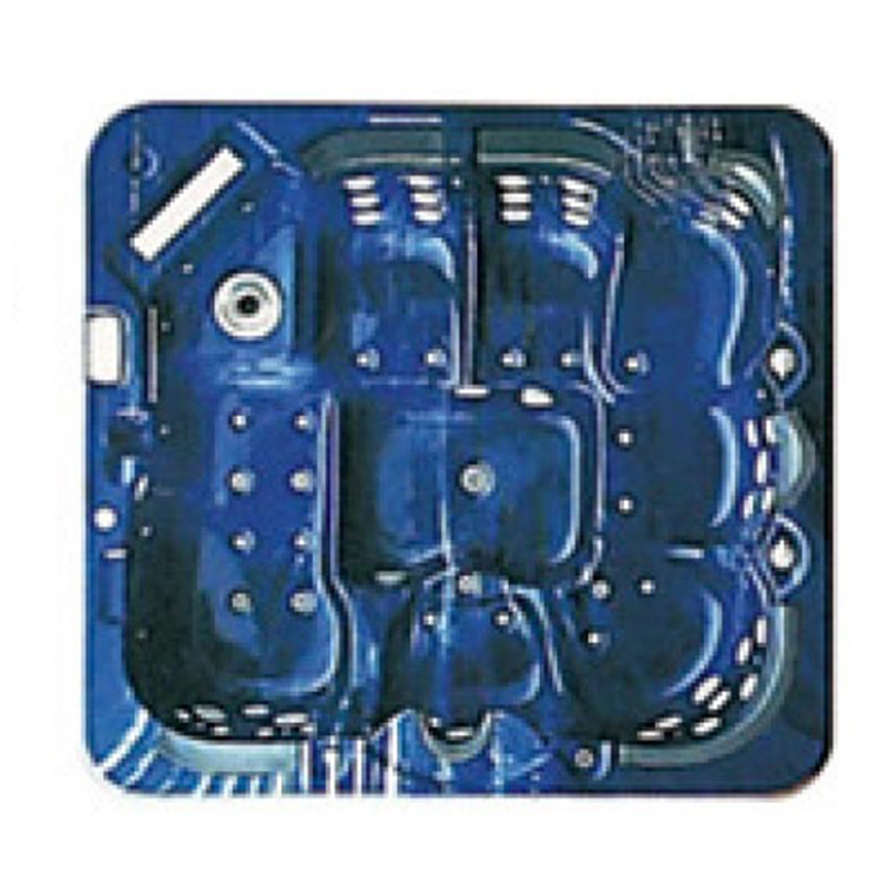 udendørs spa-bad og massagepool med 7 pude