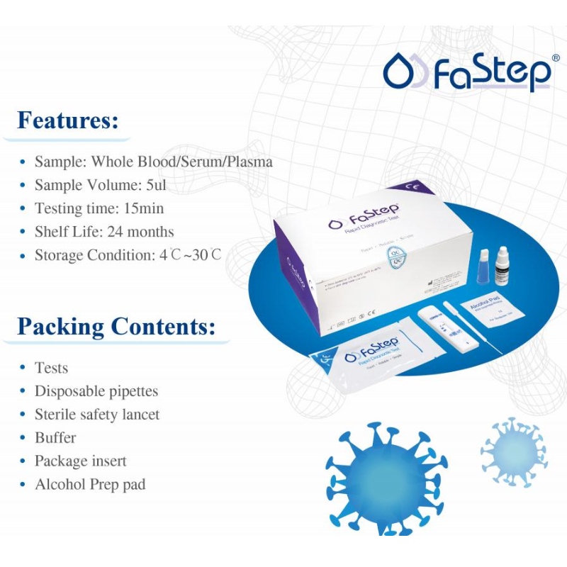 COVID-19 IgGIgM hurtig testenhed