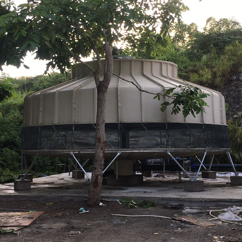 400 tons glasfiberarmeret plastik cirkulært modstrøms kølingstårn billede