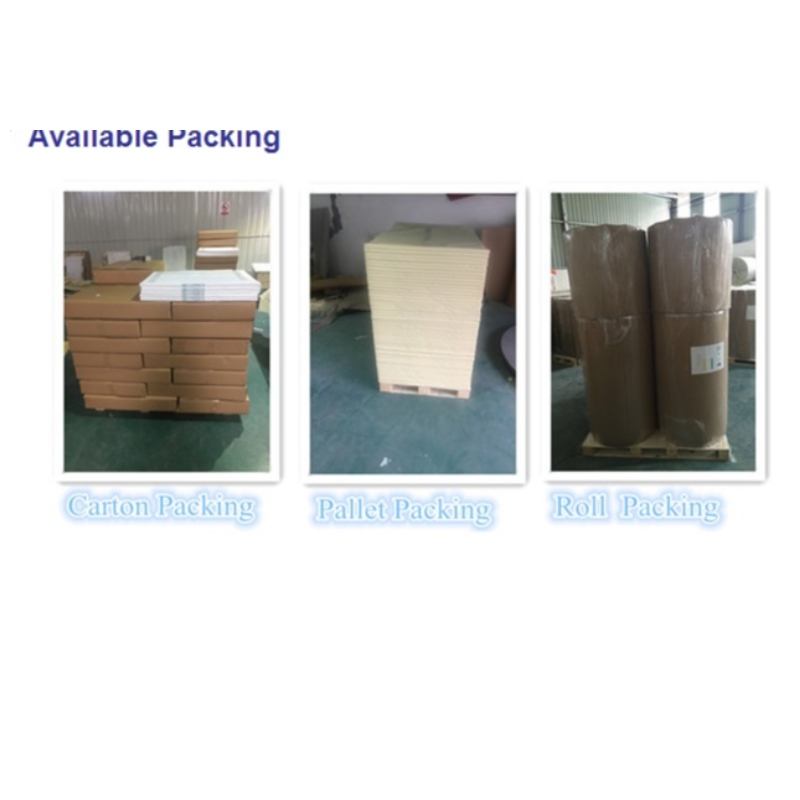 Selvklæbende støbt coated papir Mirror coated