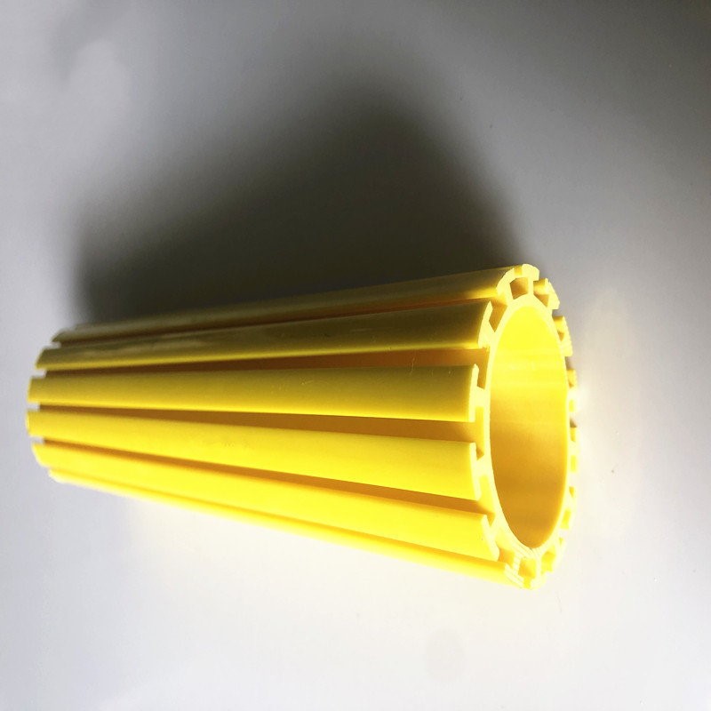 specialfremstillet ekstrudering pvc profilrør plastrørprofil til slikkepindstøtte glidespalte